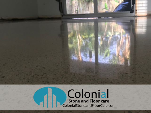 Terrazzo Floor Repair Process Miami